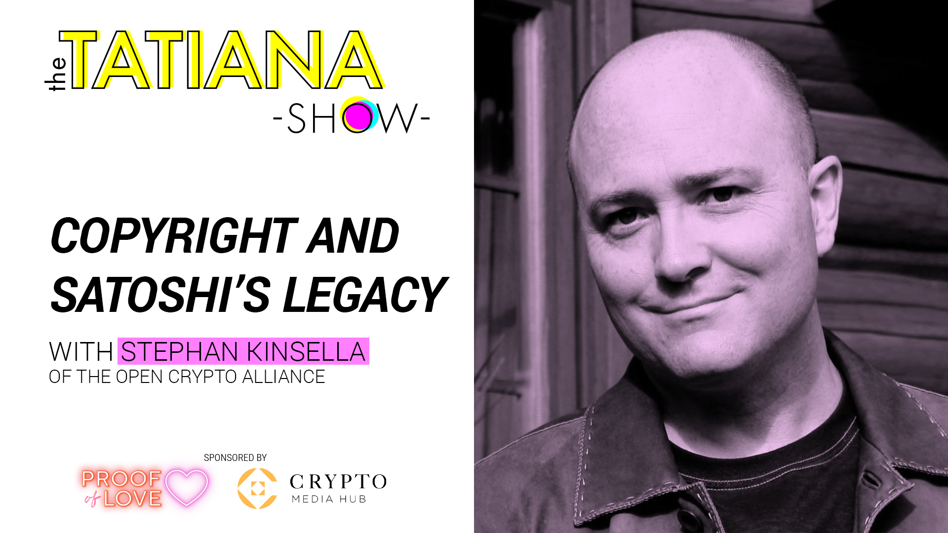 Copyright & Satoshi's Legacy with Stephan Kinsella of the Open Crypto Alliance
